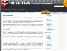 Tablet Screenshot of angstflug.de